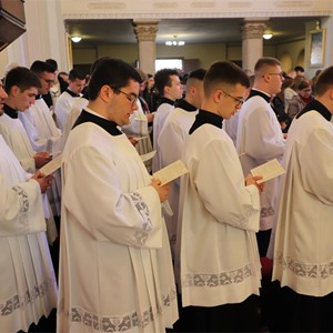 Biskup Šaško primio desetoricu bogoslova među kandidate Zagrebačke nadbiskupije za sveti red